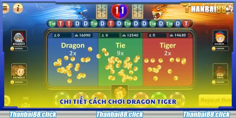 Các bước tham gia chơi Dragon Tiger từ A đến Z