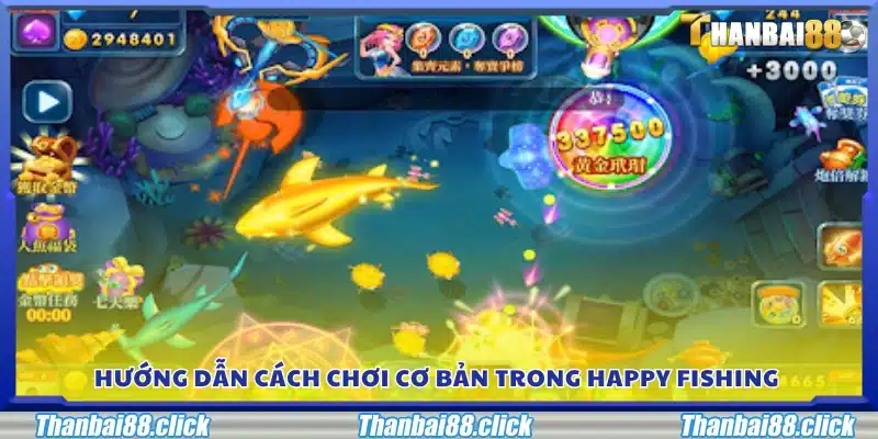 Cách chơi cơ bản game Happy Fishing dành cho người mới