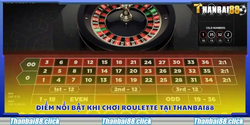 Lý do nên chọn Roulette Thanbai88 để giải trí